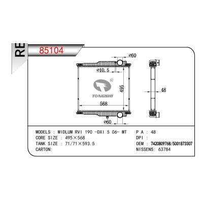 适用于RENAULT MIDLUM RVI 190 -DXI 5 OEM:7420809768/5001873307