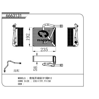 适用于 奇瑞开端绿卡T阀R12 蒸发器